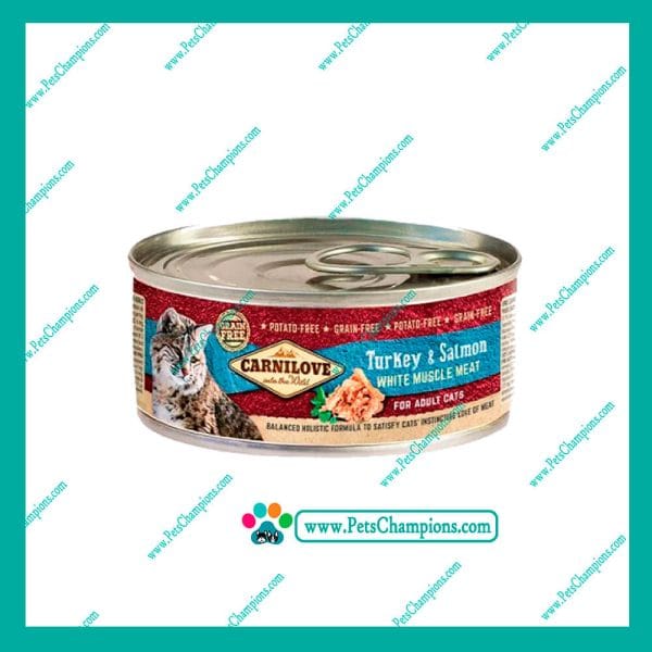 Carnilove Patè Pavo & Salmòn en Gatos Adultos 100gr