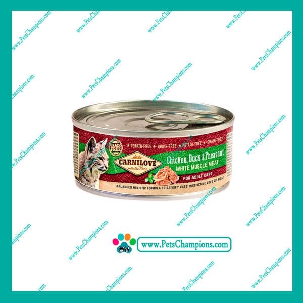 Carnilove Patè Pollo - Pato - Salmòn en Gatos Adultos 100gr