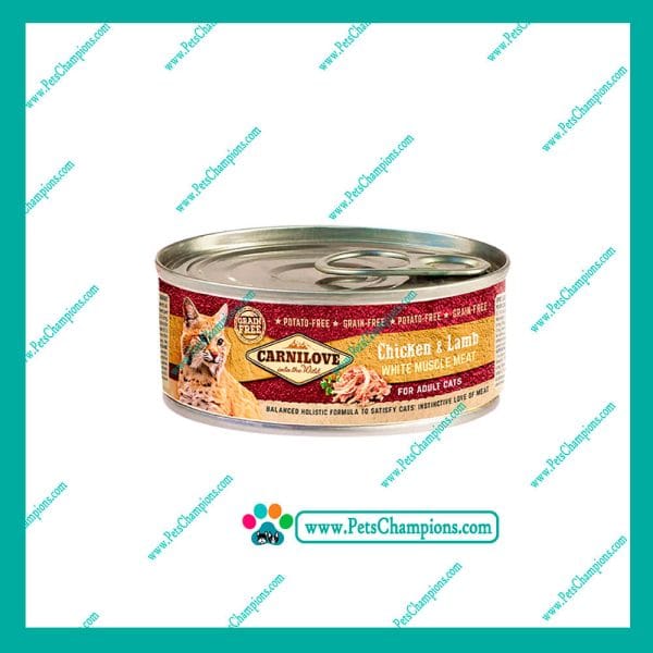 Carnilove Patè Pollo & Cordero en Gatos Adultos 100gr