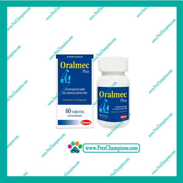 Biomont Oralmec Plus 100 Tabletas - Antiparasitario