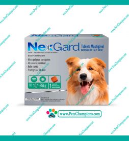 Nex Gard – Antipulgas Comprimidos 10-25kg