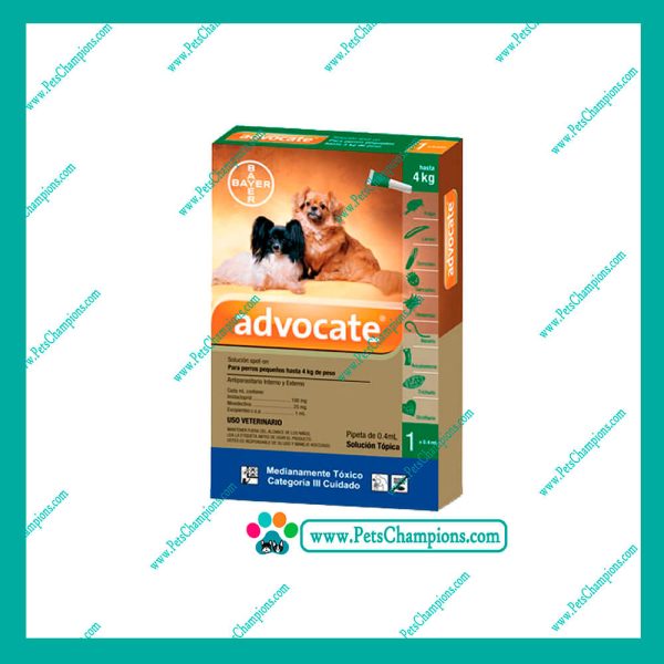 BAYER - Pipeta Advocate hasta 4kg