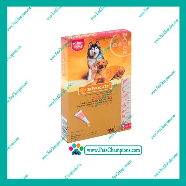 BAYER - Pipeta Advocate de 10a25Kg