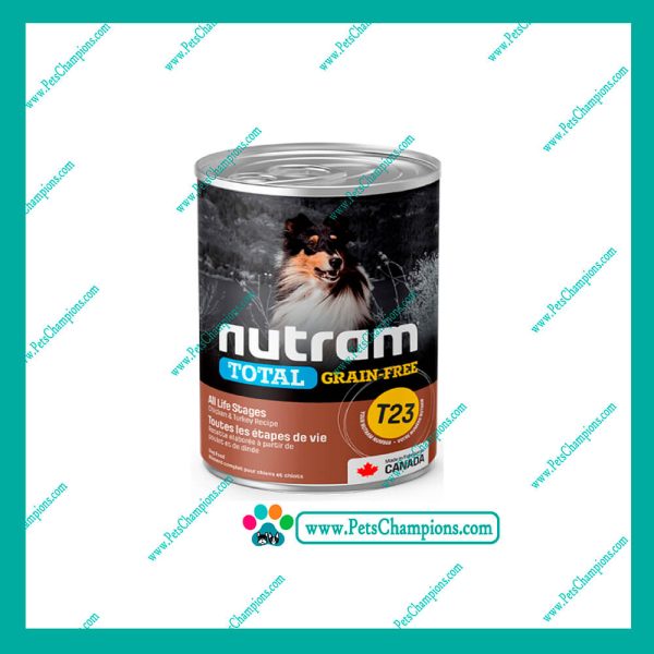 NUTRAM T23 CHICKEN & TURKEY DOG 369GR
