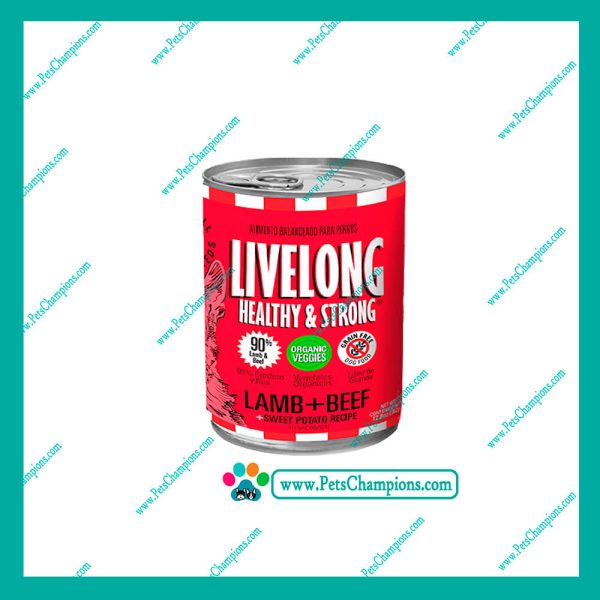 LIVELONG - Res+Cordero+Camote Patè 362gr
