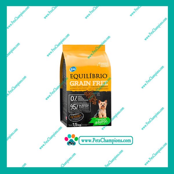 EQUILIBRIO GRAIN FREE ADULT DOG SMALL BREEDS 7.5KG