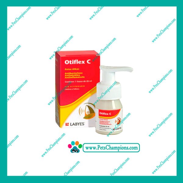 Labyes Otiflex C 25ml – Gotas óticas para perros y gatos