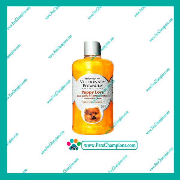 VETERINARY FÓRMULA SOLUTIONS PUPPY LOVE SHAMPOO 17oz - EXTRA SUAVE Y SIN LÁGRIMAS
