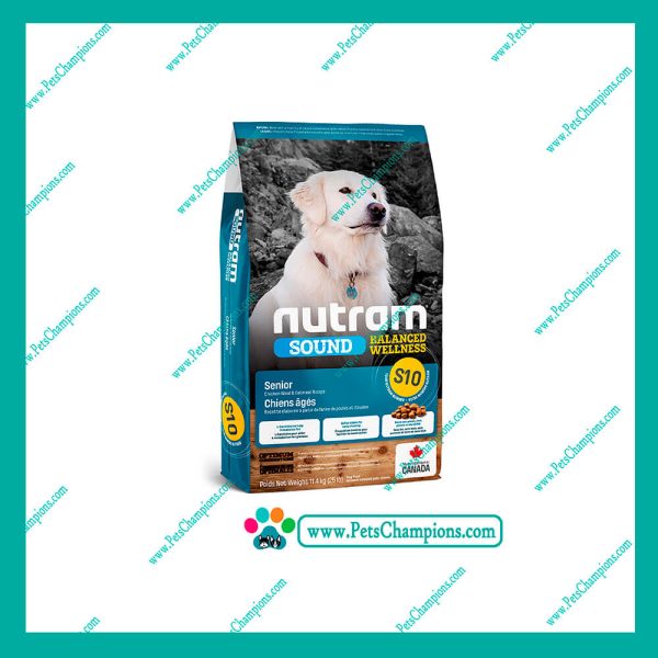 S10 Nutram Sound Senior Dog 2 Kg