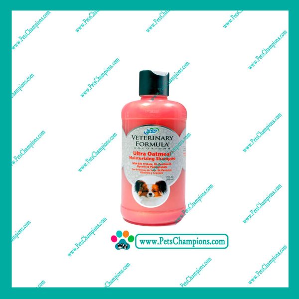 VETERINARY  FORMULA SOLUTIONS ULTRA  OATMEAL MOUSTURIZING SHAMPOO 17 oz -  HIDRATANTE