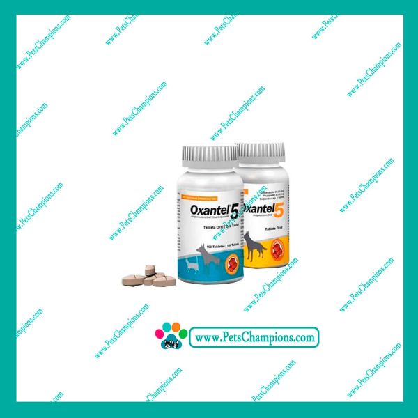 Agrovet Market Oxantel 5 - Frasco de 30Tabletas