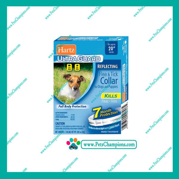 HARTZ ULTRAGUARD COLLAR REFLECTIVE FOR DOGS