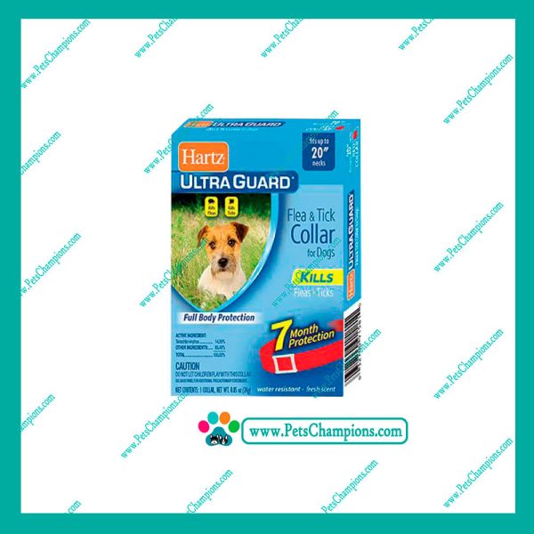 HARTZ ULTRAGUARD COLLAR RED FOR DOGS