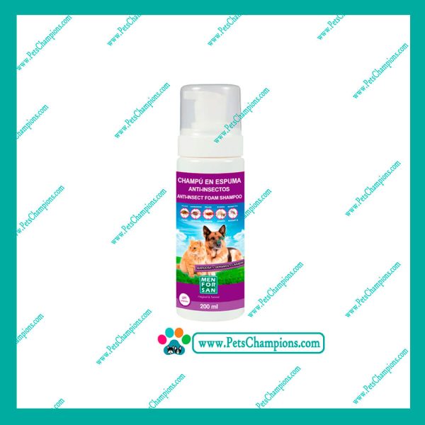 MEN FOR SAN  ESPUMA ANTI-INSECTOS CON MARGOSA, GERANIOL Y LAVANDINO 250ML