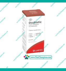 Labyes Ocubiotic 5ml – Colirio antibiótico con esteroides para perros y gatos