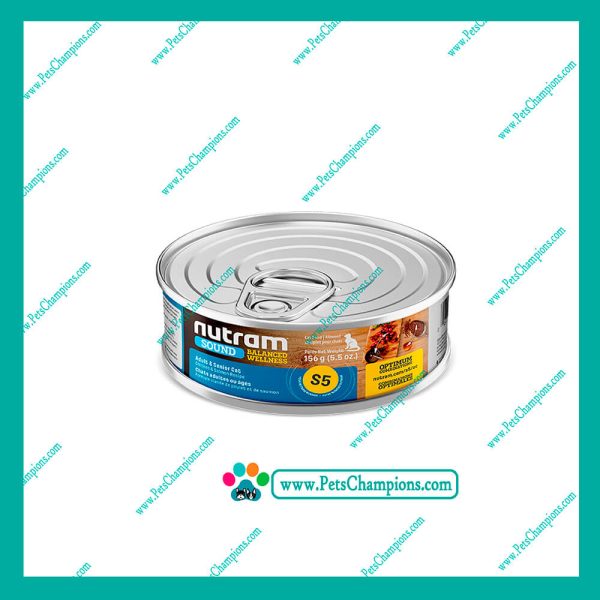 NUTRAM S5 GATO ADULDO 156GR