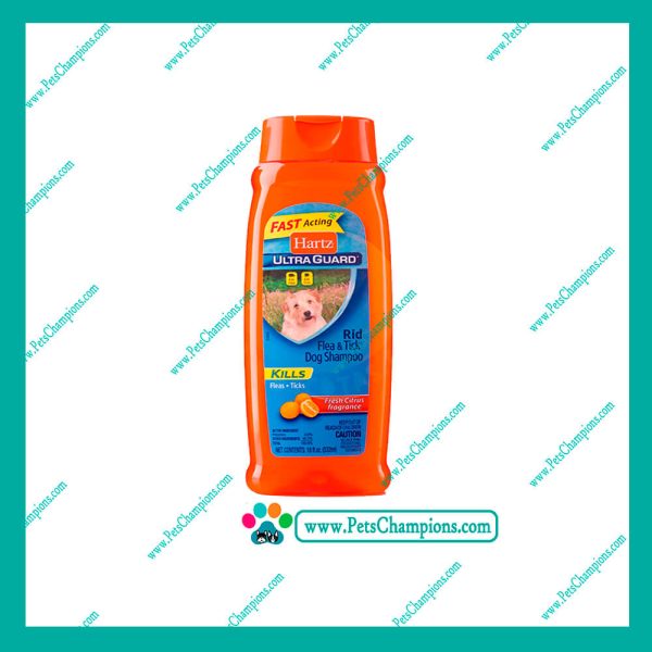 HARTZ HUG RIDFLEA DOG – CITRUS - SHAMPOO ANTIPULGAS CITRUS (532ML)