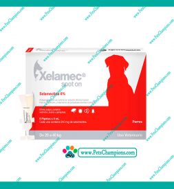 Agrovet Market Xelamec Spot On  20 – 40Kg Caja 05 Pipetas