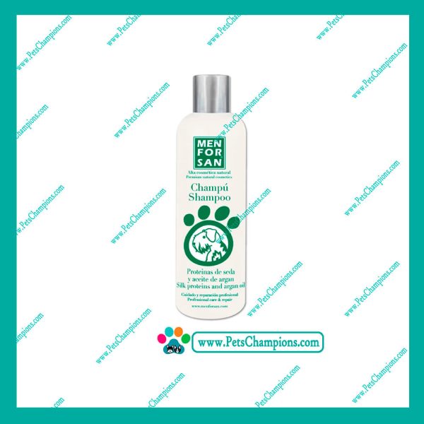 MEN FOR SAN SHAMPOO  PROTEINAS DE SEDA Y ACEITE DE ARGÁN 300ML