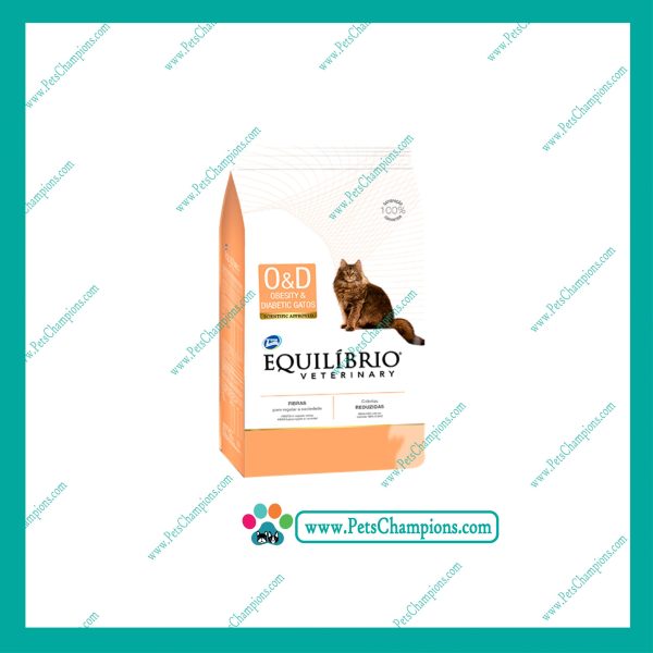 EQUILIBRIO VETERINARY CAT OBESITY & DIABETIC (OD) 2KG