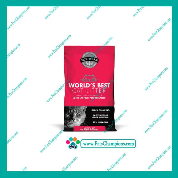 World Best Cat Litter – Multiple Cat Clumping 3.18 kg