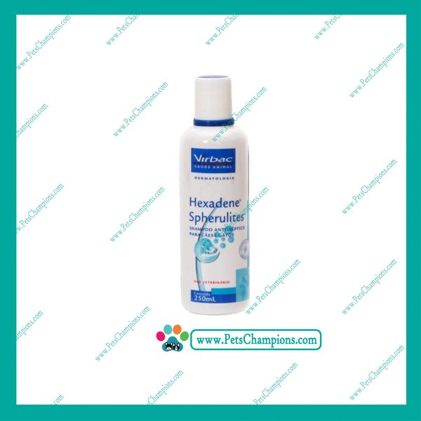 VIRBAC – HEXADENE SPHERULITES SHAMPOO CON CLORHEXIDINA 250ML