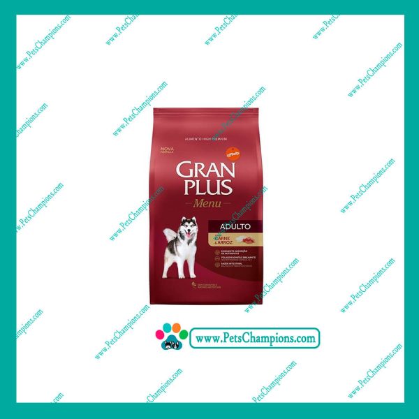 GRAN PLUS MENU PERRO ADULTO - CARNE Y ARROZ