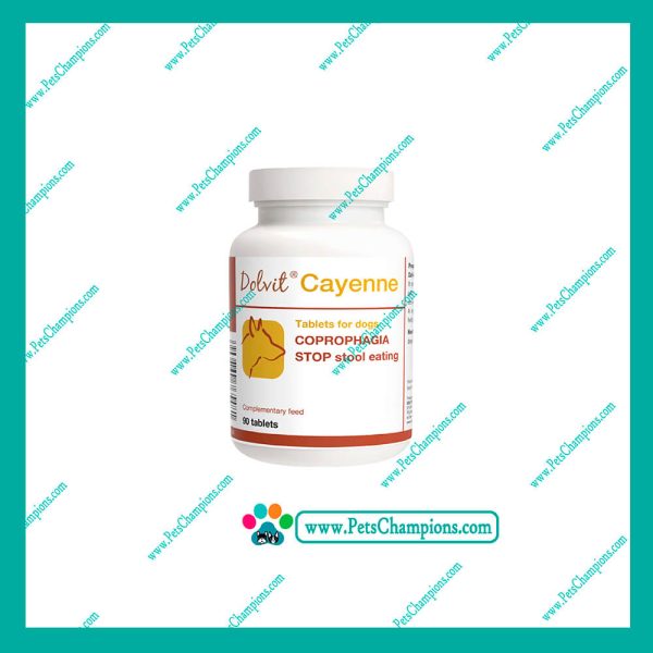 Dolfos Dolvit Cayenne 90Comp (Elimina Ingesta De Heces En Perros: Vitaminas, Probioticos, Enzimas Digestivas)