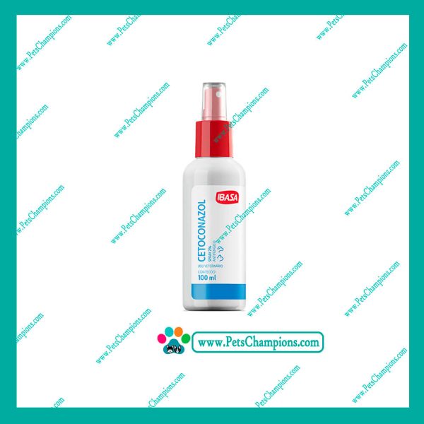 Ibasa - Spray Cetconazol Perro/Gato 100ml