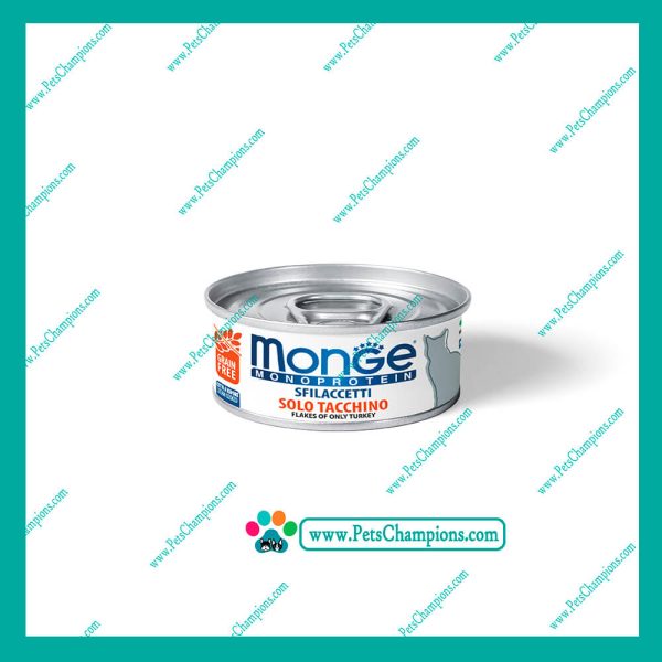 Monge - Feline Adult Monoprotein Pavo 80gr
