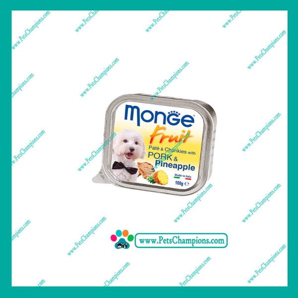 Monge - Fruit Cerdo y Piña 100gr
