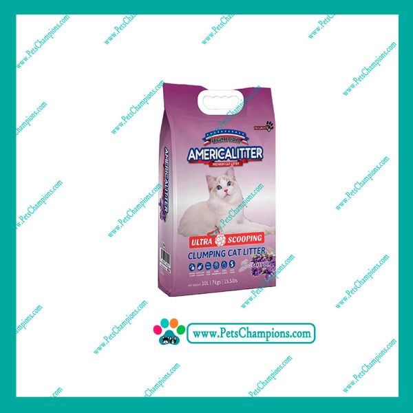 America Litter - Ultra Scooping Lavanda 7kg