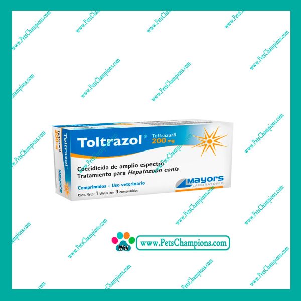 Mayors - Toltrazol Comprimidos Coccidicida para Perros y gatos Caja de 3 Tabletas