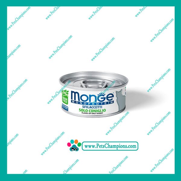 Monge - Feline Adult Monoprotein Conejo 80gr