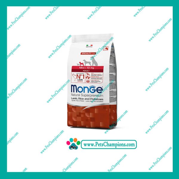 Monge - Adult Mini Cordero, Arroz y Papa