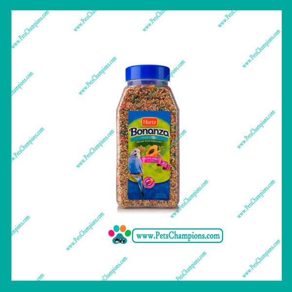 HARTZ – Bonanza Tropical Fruit Parakeet Diet Periquitos  680gr