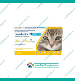 ZOETIS –  Pipetas Revolution Plus Cat  1.25 a 2.5kg  (3 Unidades)
