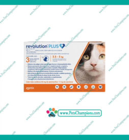 ZOETIS –  Pipetas Revolution Plus Cat 2.5 a 5kg (3 Unidades)