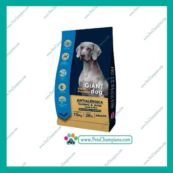 Giant Dog Super Premium Adulto Cordero 15 Kg