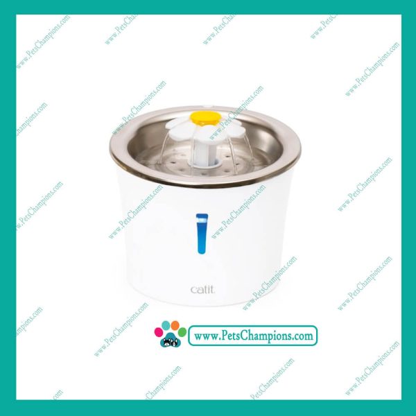 Cat-It Fuente De Agua Acero Inoxidable Y Luz Led - Imagen 3