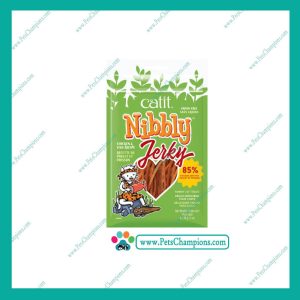 catit nibbly jerky pollo y pescado peru.
