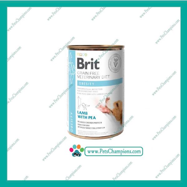 Brit Veterinary Dog  Obesity Lata 400g