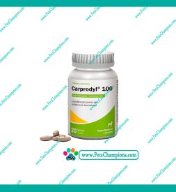 Agrovet Market Carpodryl 100mg – Frasco de 20Tabletas