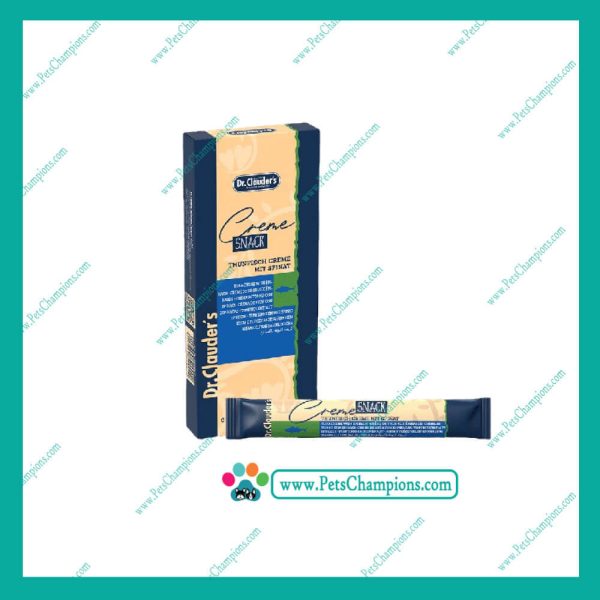 Dr. Clauder´s  Creme Snack Atún con Espinacas Caja 6 Tubos de 15Gr