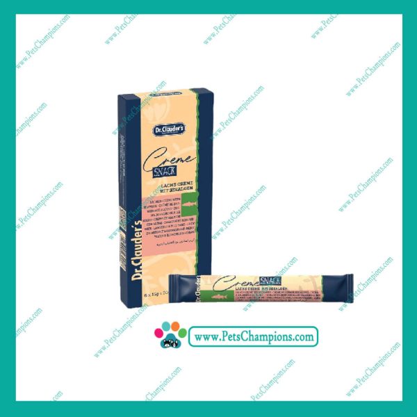 Dr. Clauder´s  Creme Snack Salmón con Algas Caja 6 Tubos de 15Gr