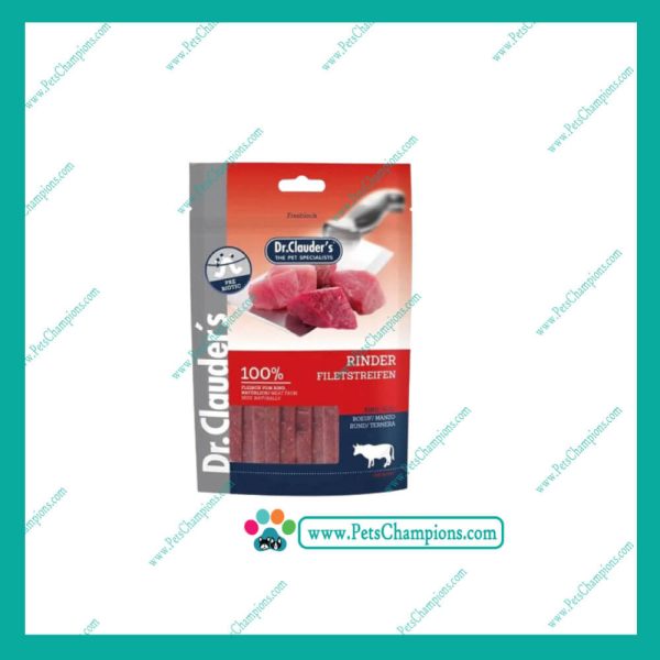 Dr. Clauder’s  Snack  Filets Beef - Filetes de Res  80Gr