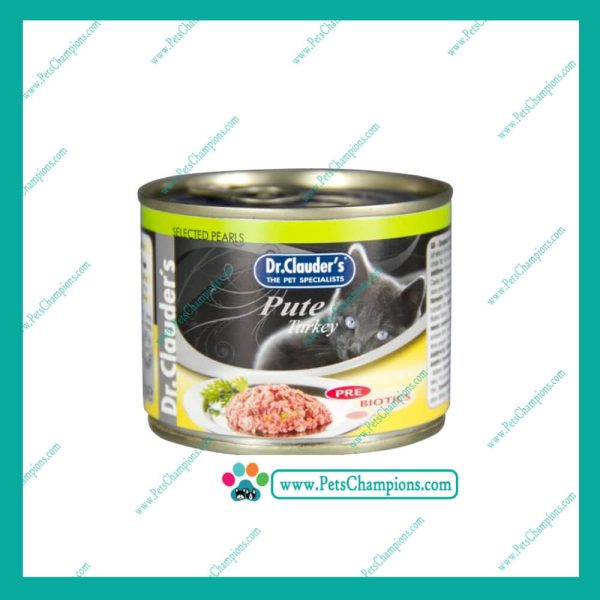 Dr. Clauder´s Selected Pearls Pute Cat - Pavita Lata 200Gr