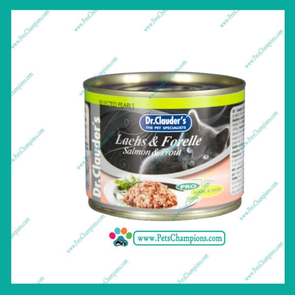 Dr. Clauder´s Selected Pearls lachs & Forelle Cat - Salmón y Trucha Lata 400Gr