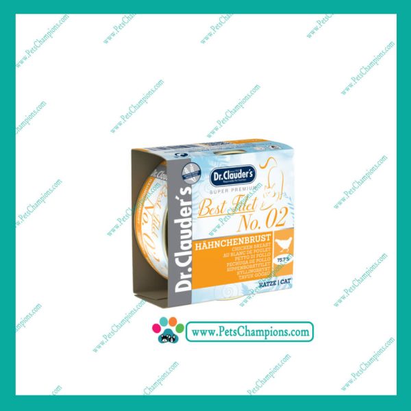 Dr. Clauder´s  Lata Best Filet No2 , Pechuga  de Pollo 70 Gr.