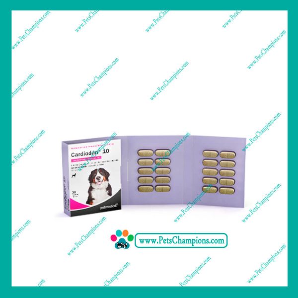 Agrovet Market Cardiodan 10mg (Pimobendan) Caja de 30Tabletas